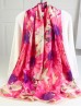 Premium Silk Feeling Spring Print Scarf